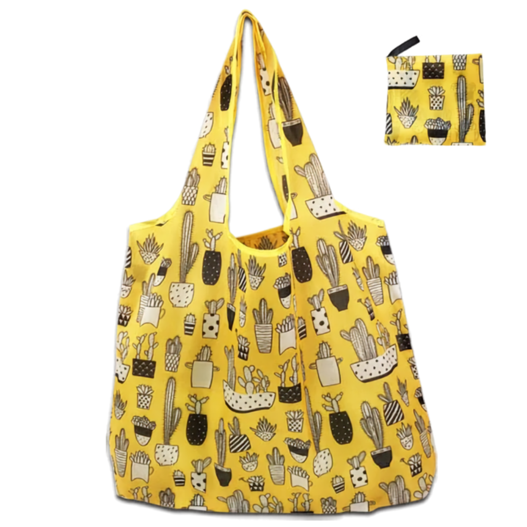 Foldable Reusable Shopping Bag – Eco-Friendly Grocery Tote