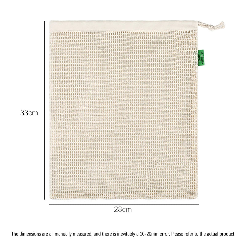 Cotton Mesh Produce Bag Set