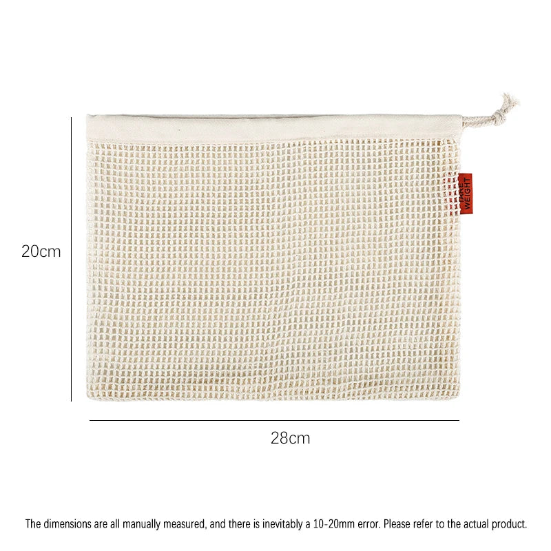 Cotton Mesh Produce Bag Set