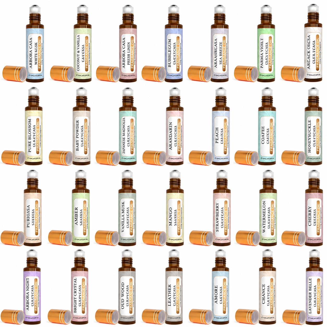 10ml Roll-On Fragrance Oil – Portable Natural Perfume Oil