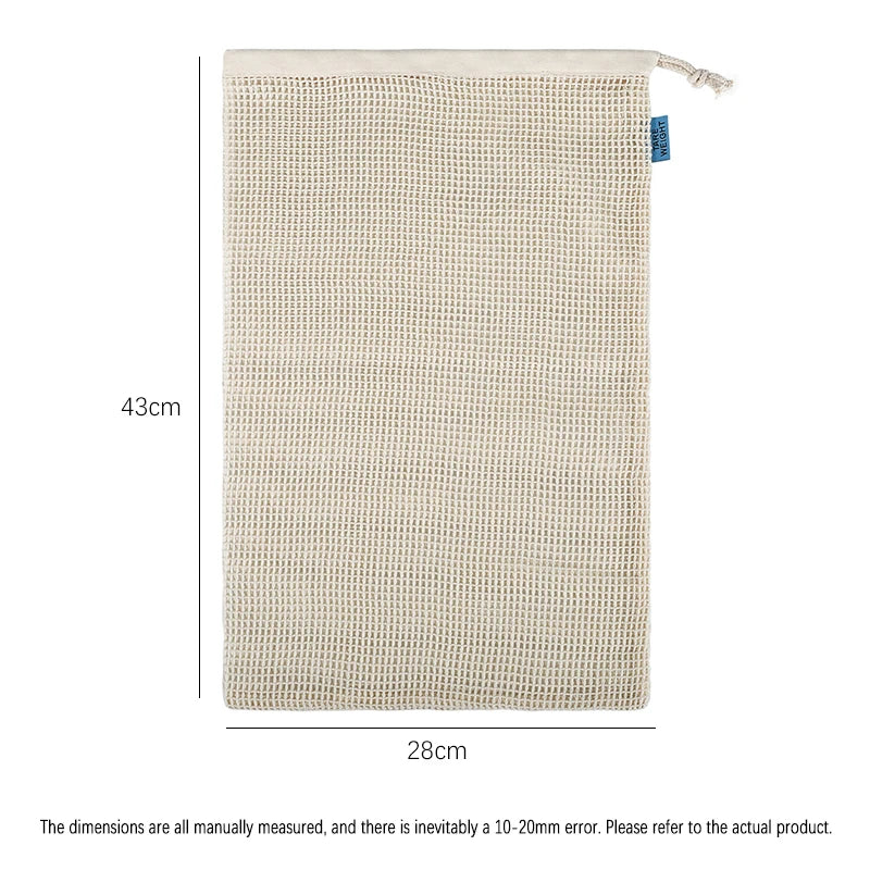 Cotton Mesh Produce Bag Set