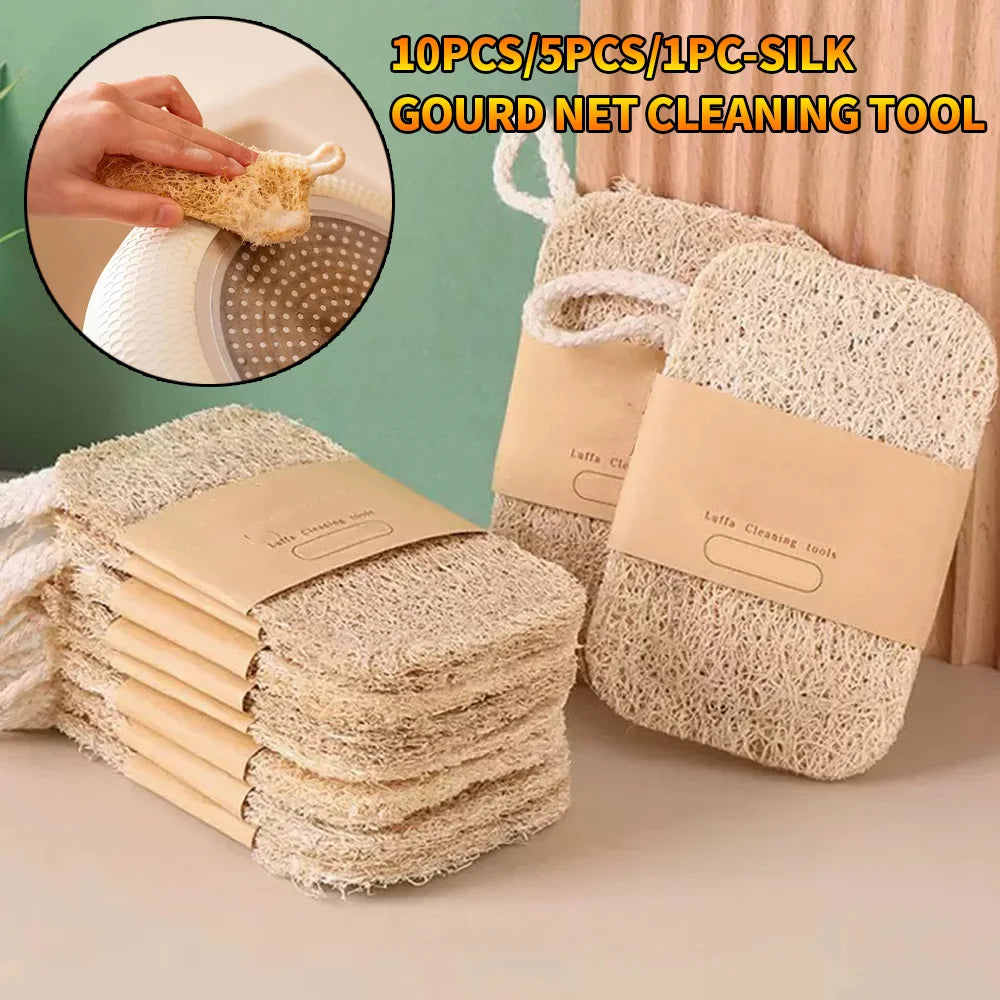 Natural Loofah Sponge Set