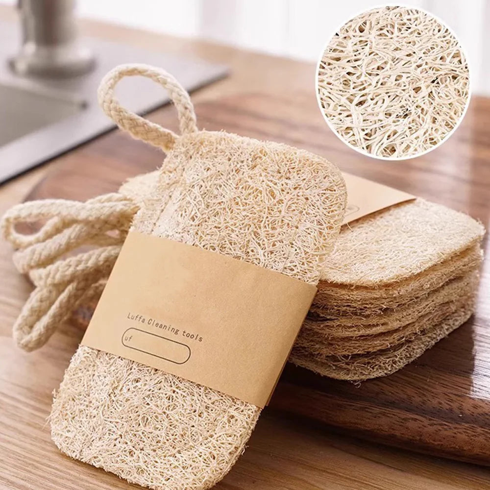 Natural Loofah Sponge Set