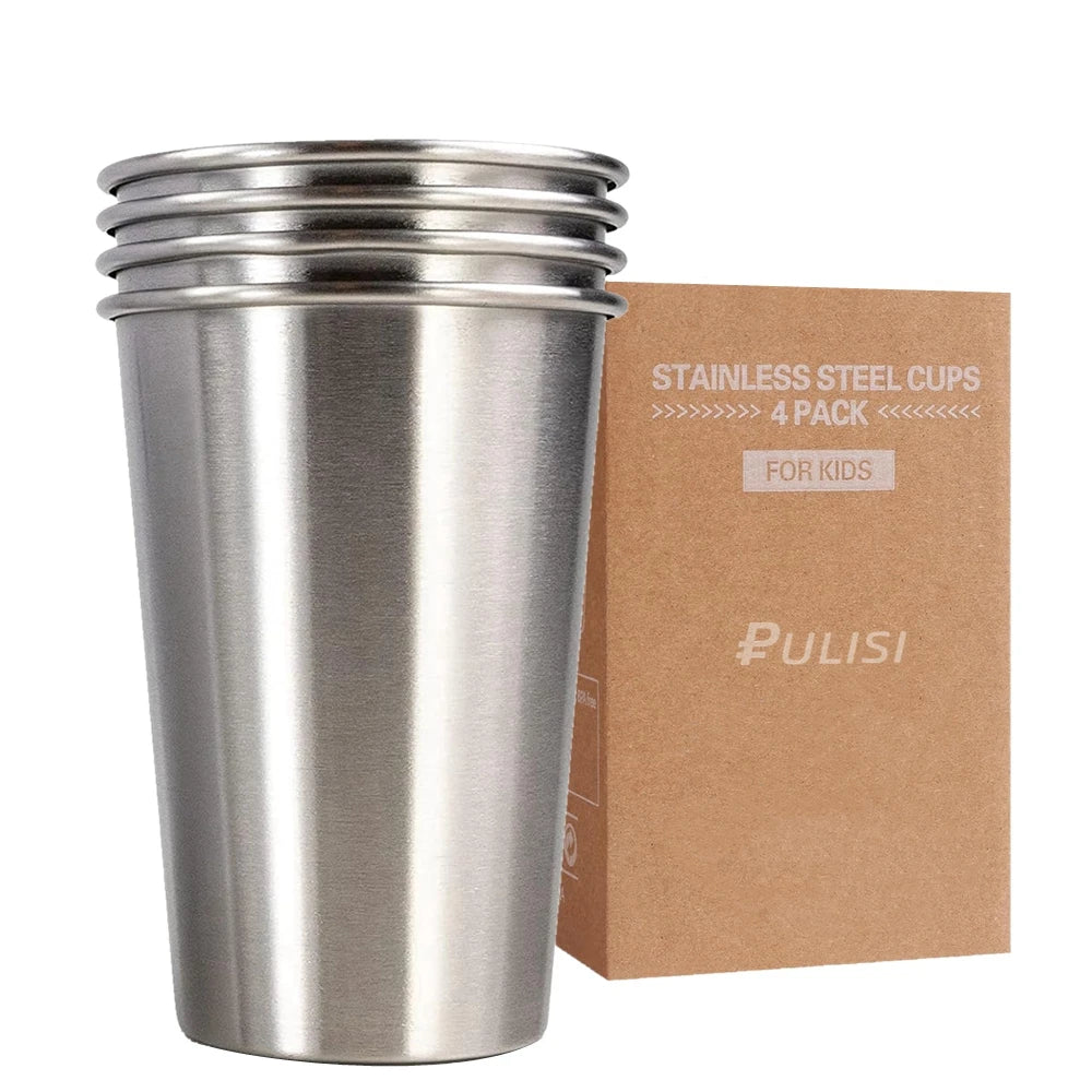 4pcs Stainless Steel Cup