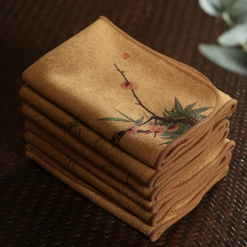 Absorbent Painted Tea Towel