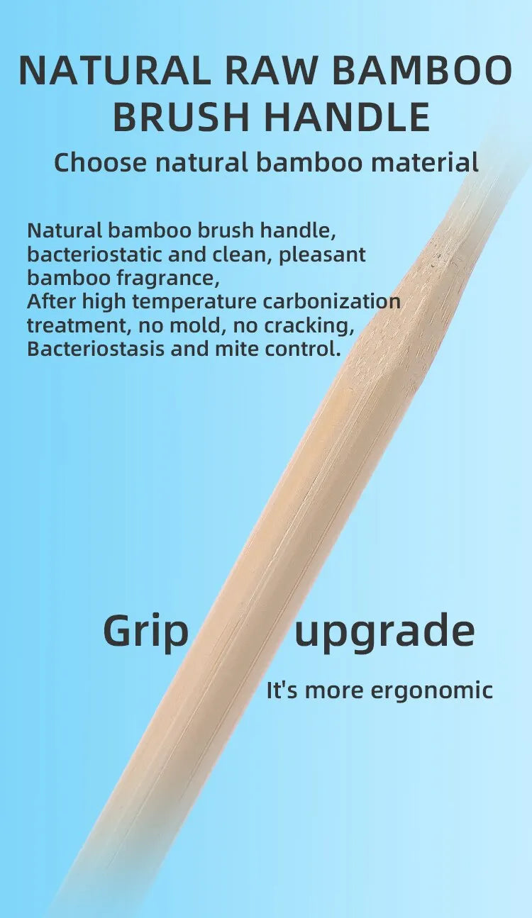 4pcs Biodegradable Bamboo Toothbrush