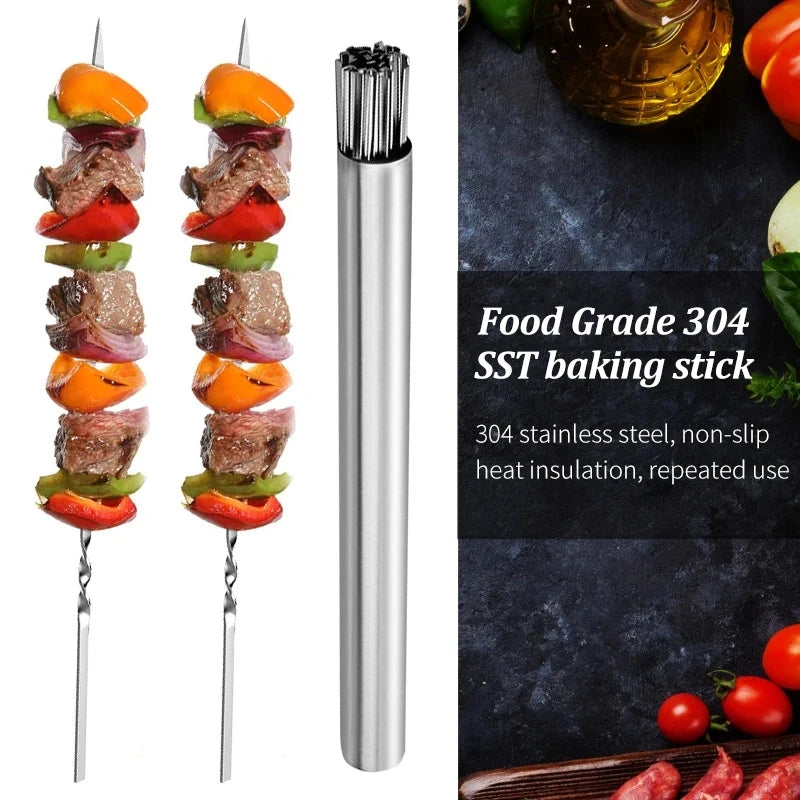 Stainless Steel Barbecue Skewer Set