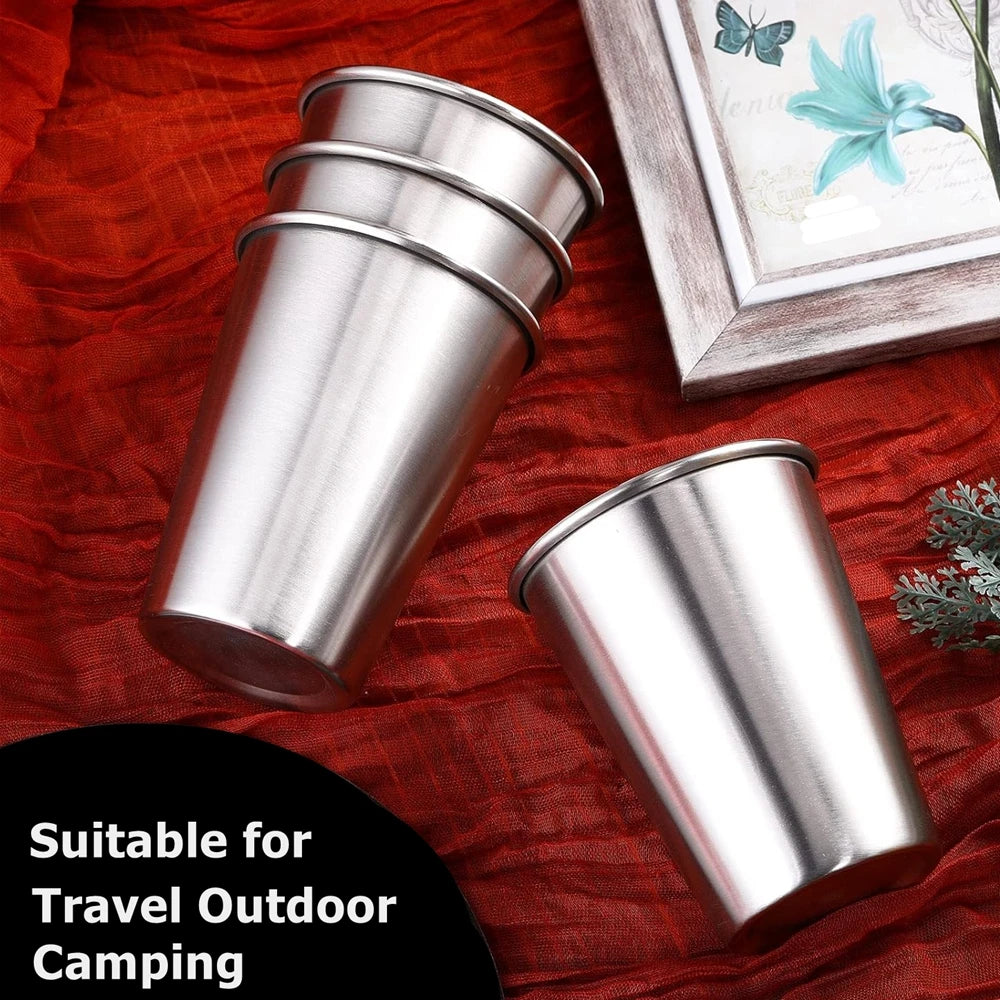 4pcs Stainless Steel Cup