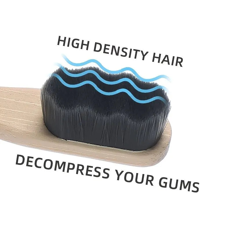 4pcs Biodegradable Bamboo Toothbrush