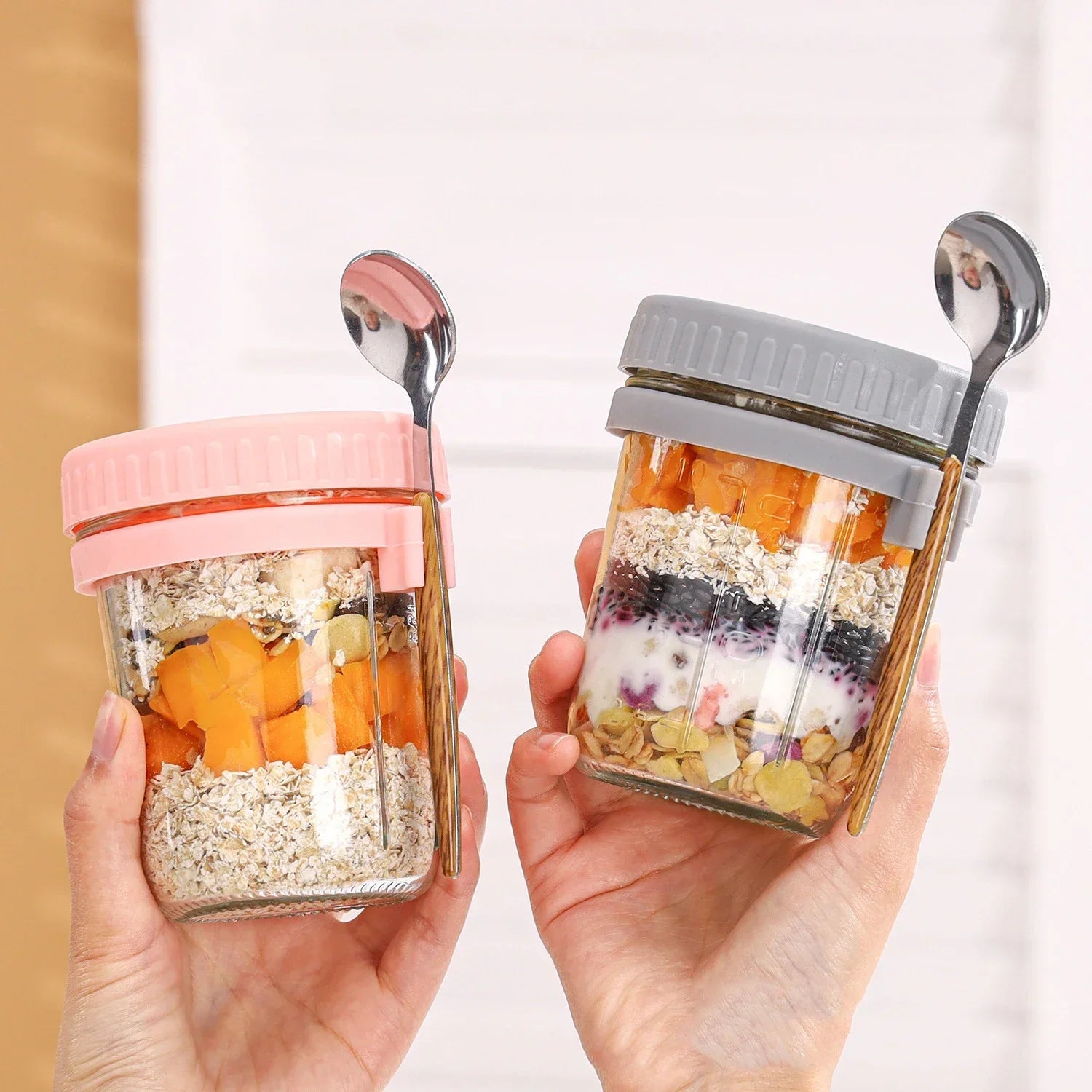 Salad Glass Storage Container
