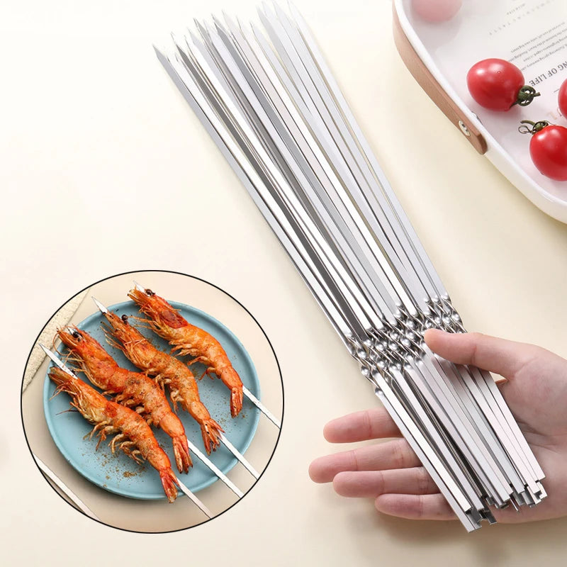Stainless Steel Barbecue Skewer Set