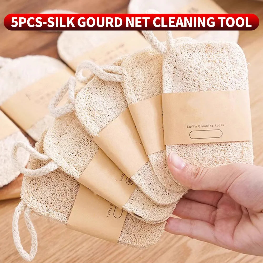 Natural Loofah Sponge Set