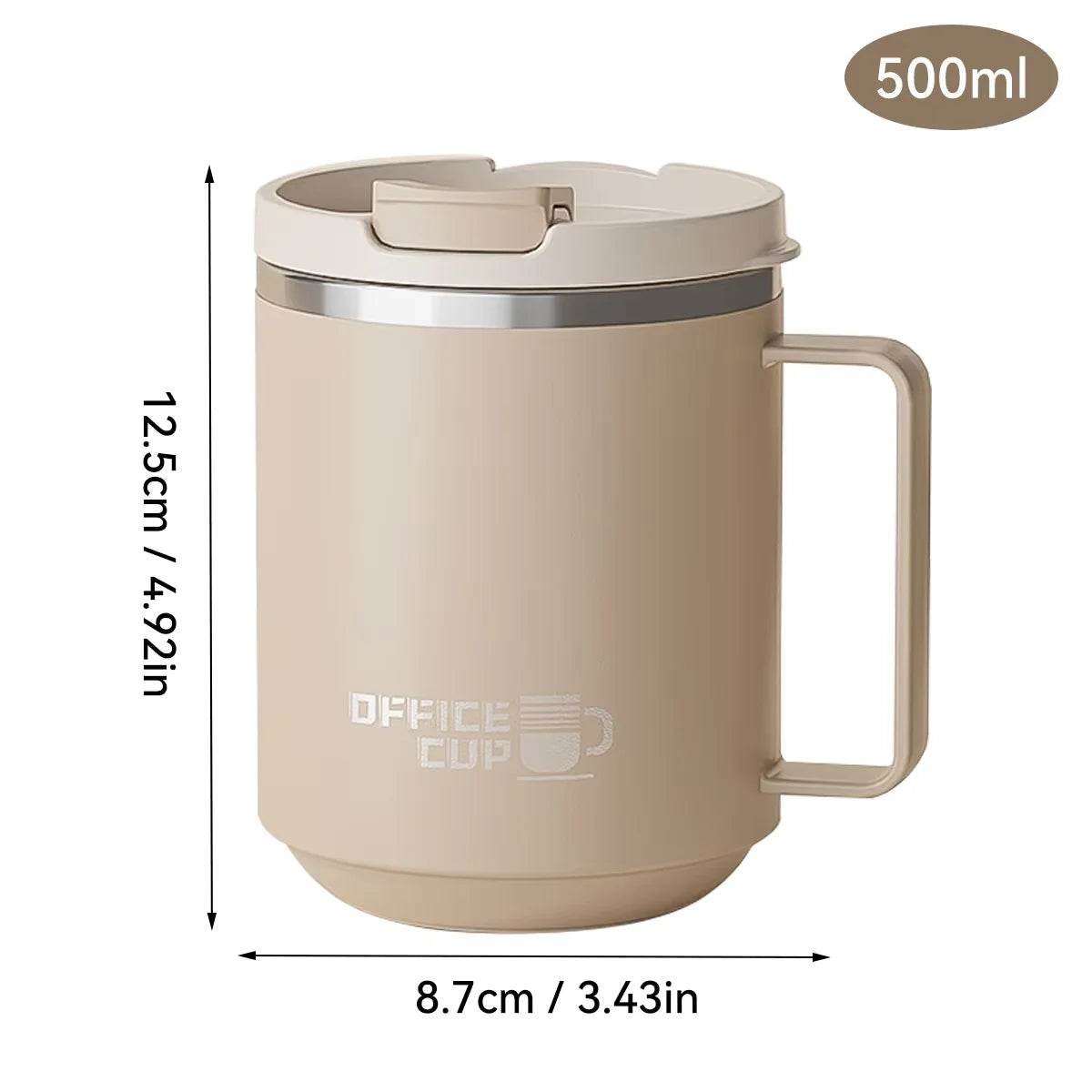 Double-Wall Insulated Coffee Mug