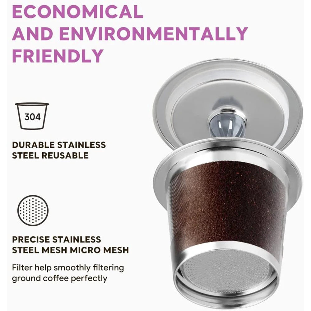 Stainless Steel Coffee Pod Set