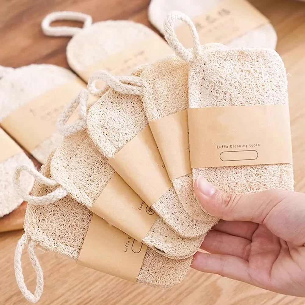 Natural Loofah Sponge Set