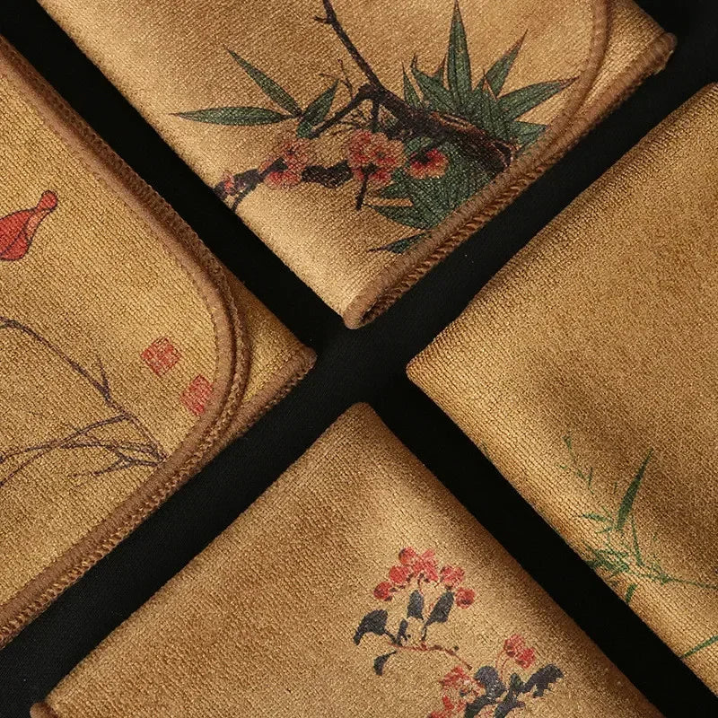 Absorbent Painted Tea Towel
