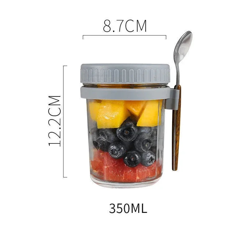 Salad Glass Storage Container