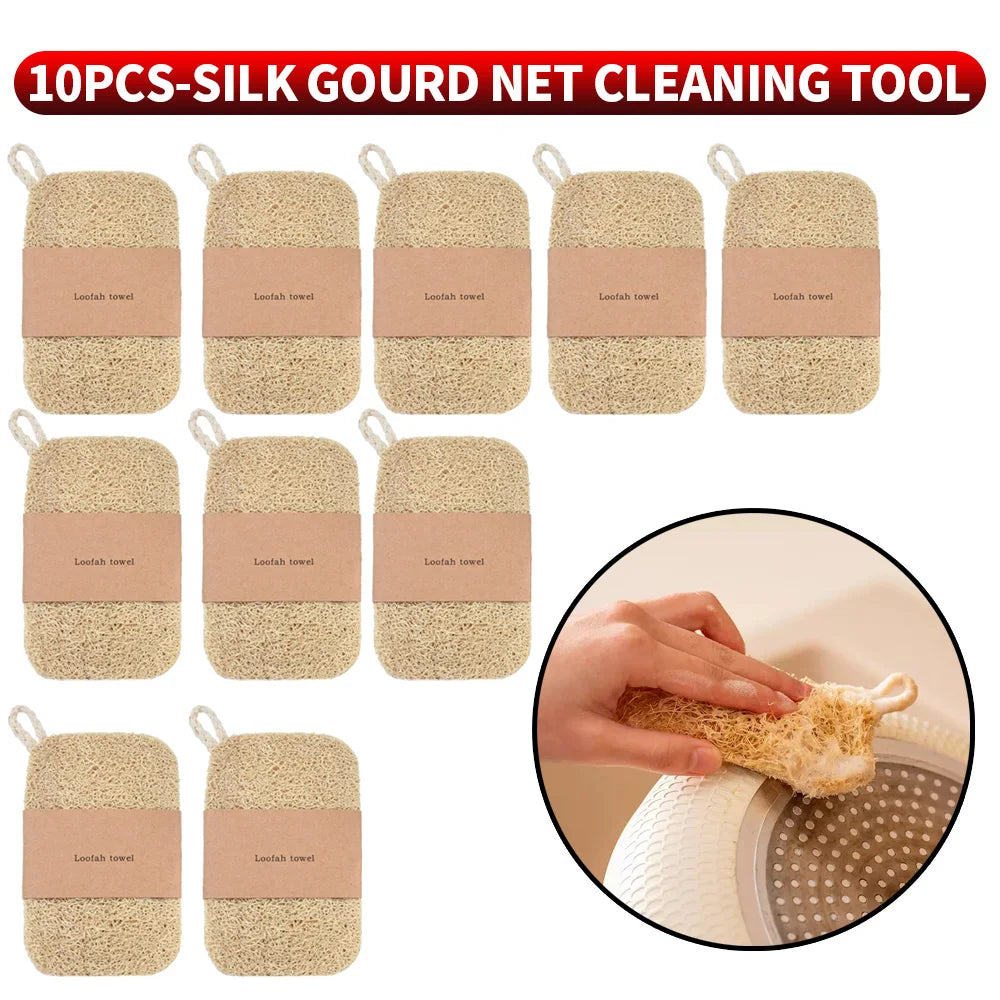 Natural Loofah Sponge Set