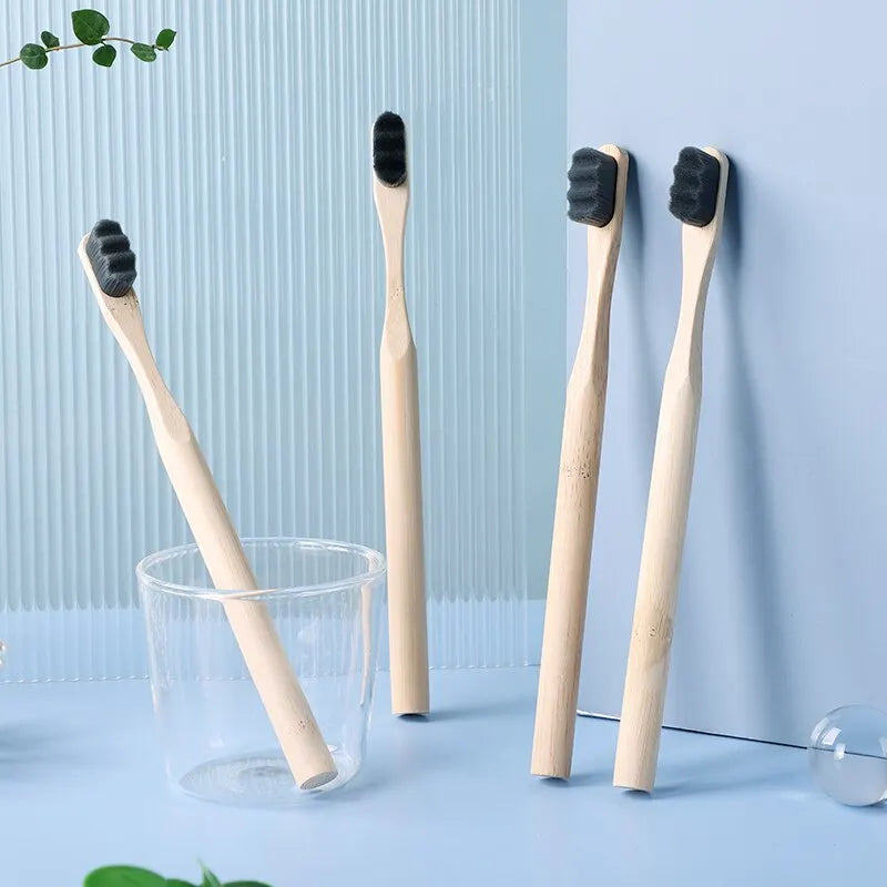 4pcs Biodegradable Bamboo Toothbrush