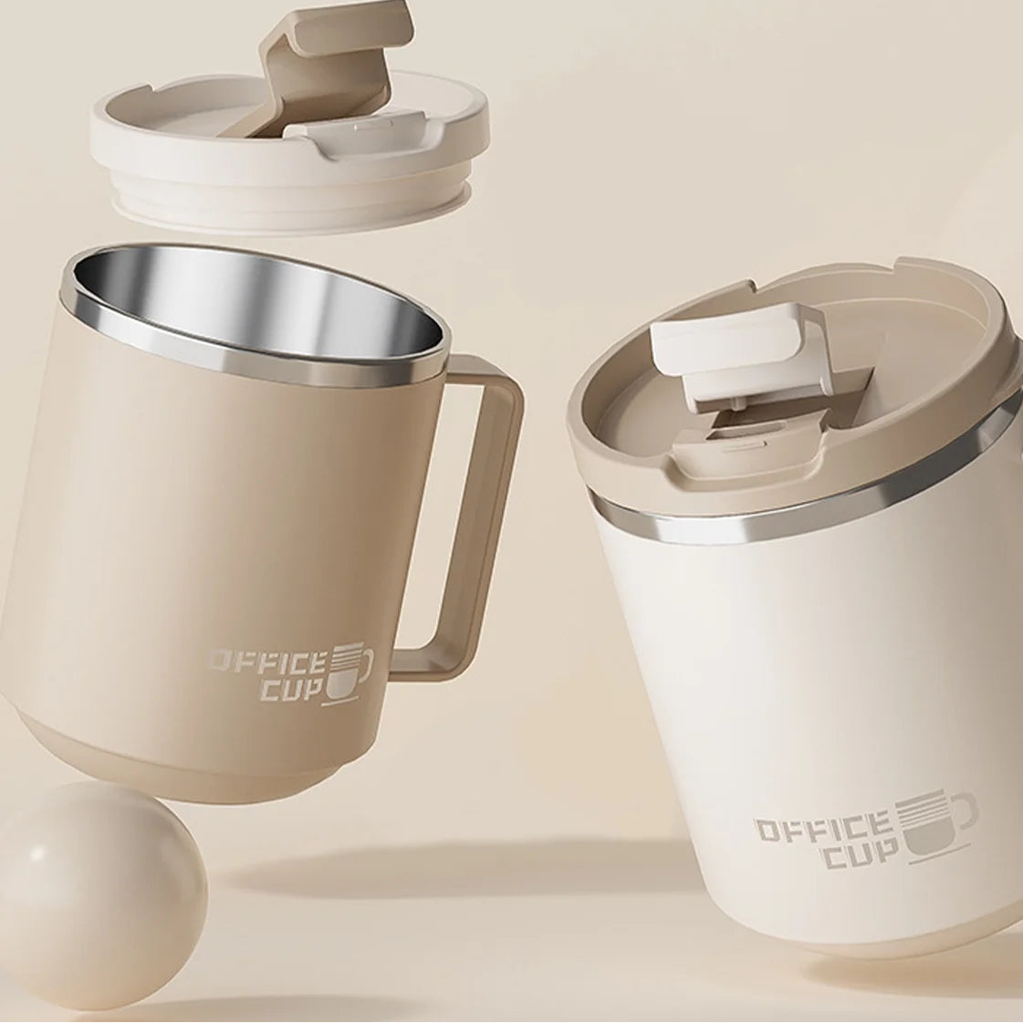 Double-Wall Insulated Coffee Mug