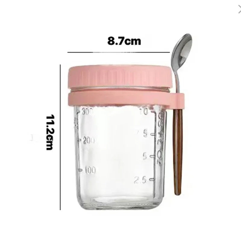 Salad Glass Storage Container