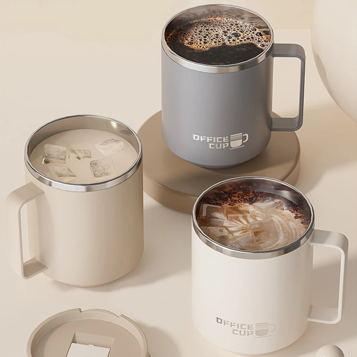 Double-Wall Insulated Coffee Mug