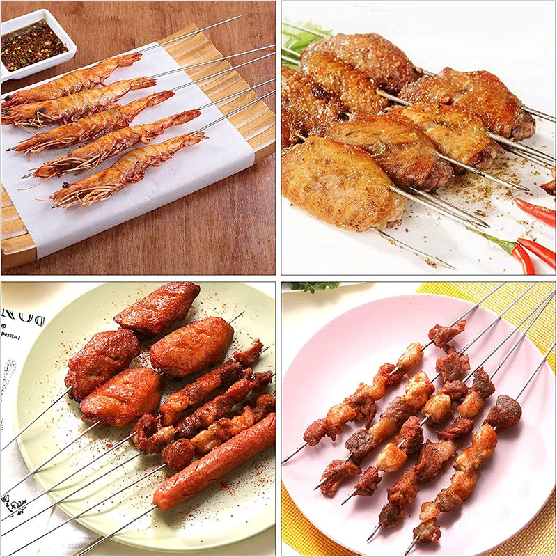 Stainless Steel Barbecue Skewer Set