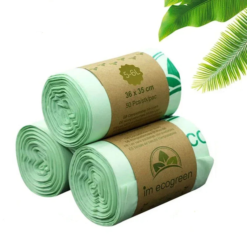50pcs Biodegradable Trash Bag