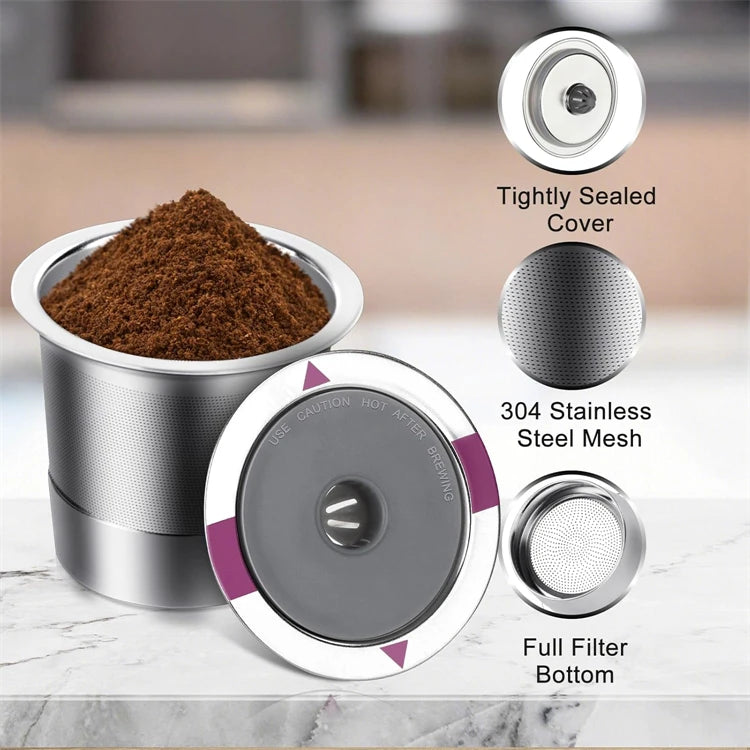 Stainless Steel Coffee Pod Set