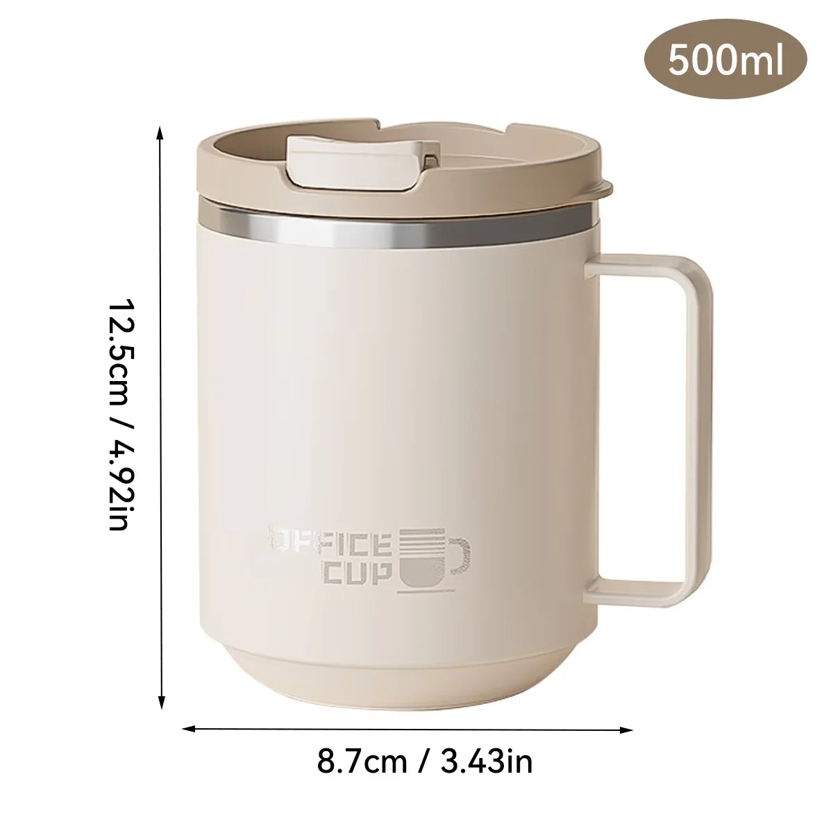 Double-Wall Insulated Coffee Mug