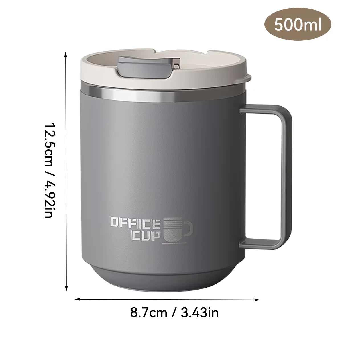 Double-Wall Insulated Coffee Mug