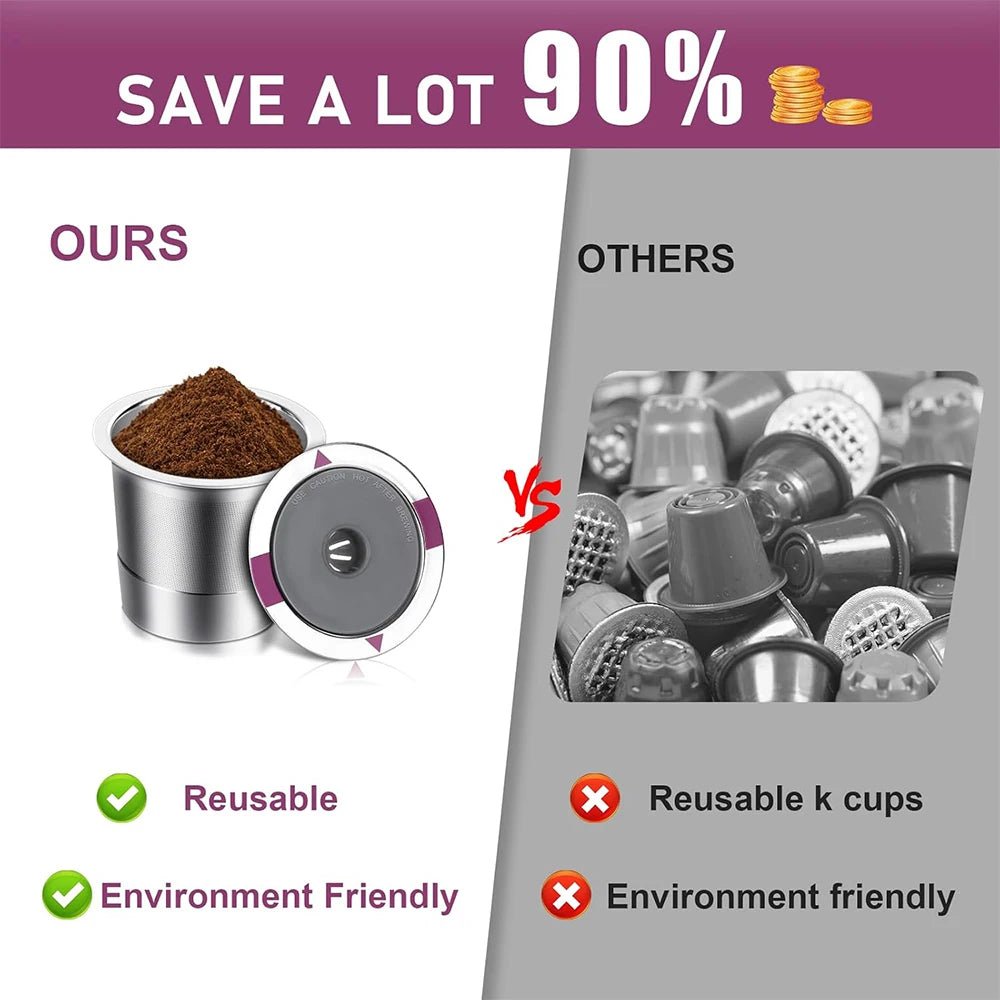 Stainless Steel Coffee Pod Set