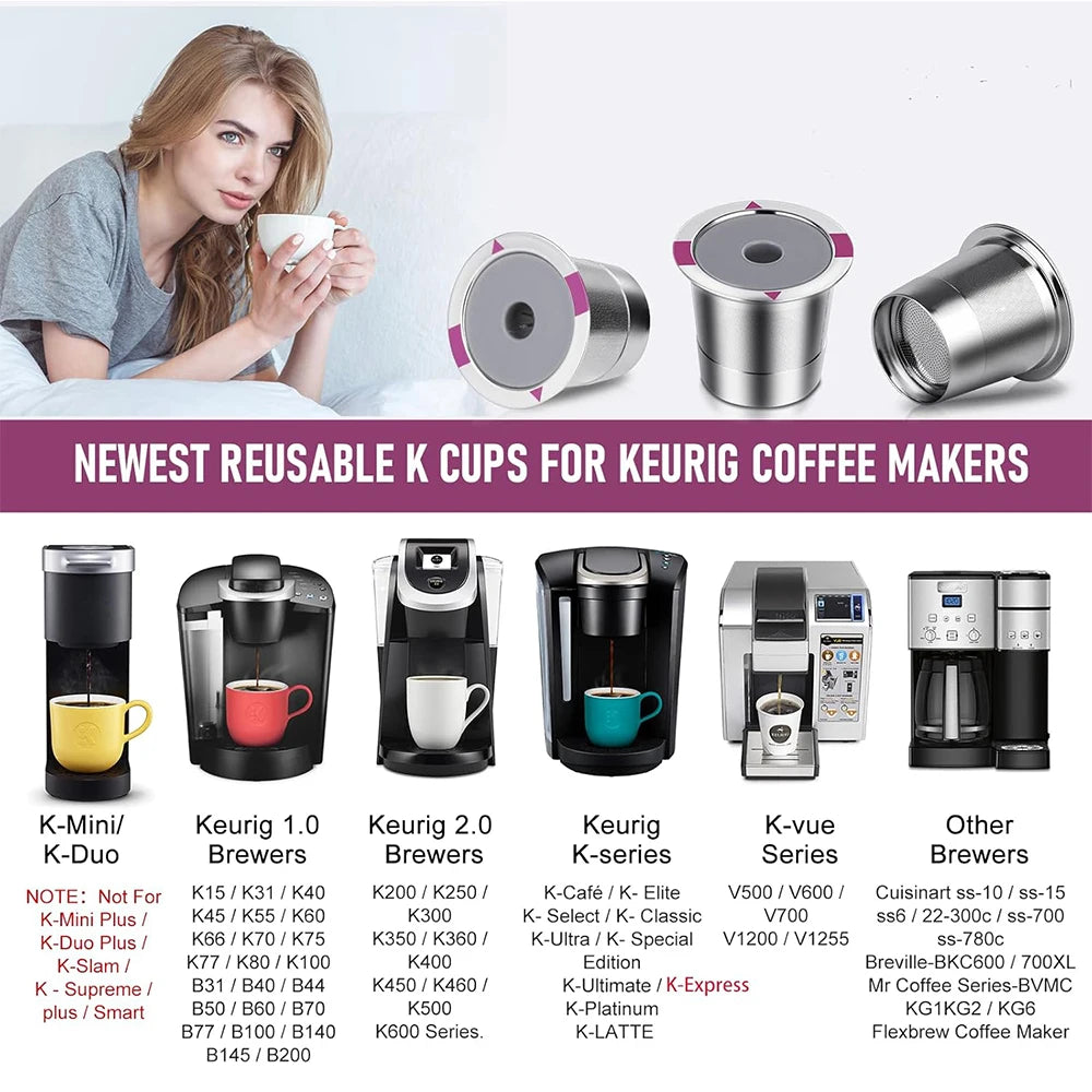 Stainless Steel Coffee Pod Set