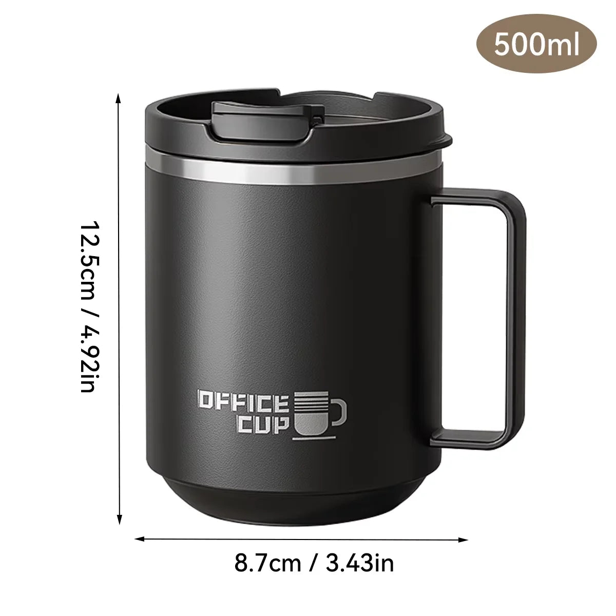 Double-Wall Insulated Coffee Mug
