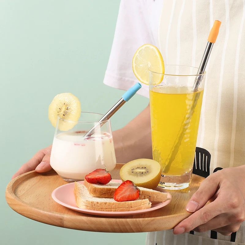 Telescopic Reusable Metal Straw
