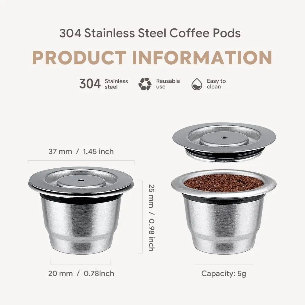 Reusable Coffee Filter Pod Set