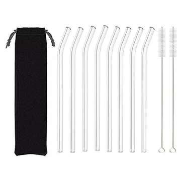 Eco-Friendly Reusable Glass Straw