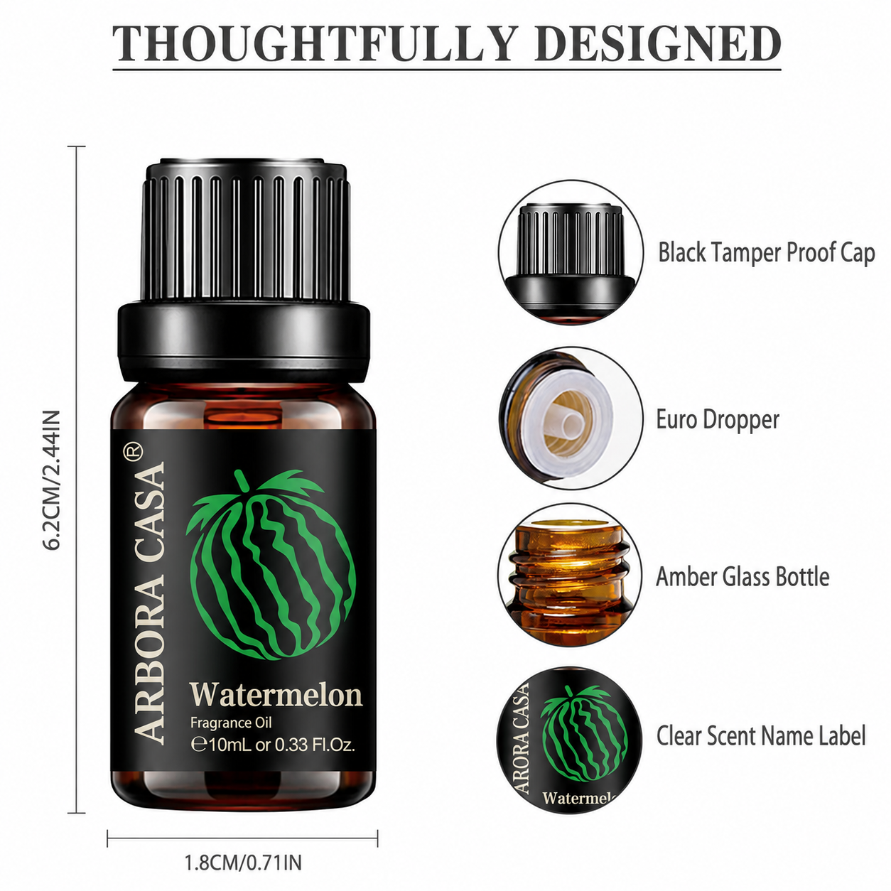 10ml Fruit Essential Oil – Natural Fruity Aromatherapy Scent
