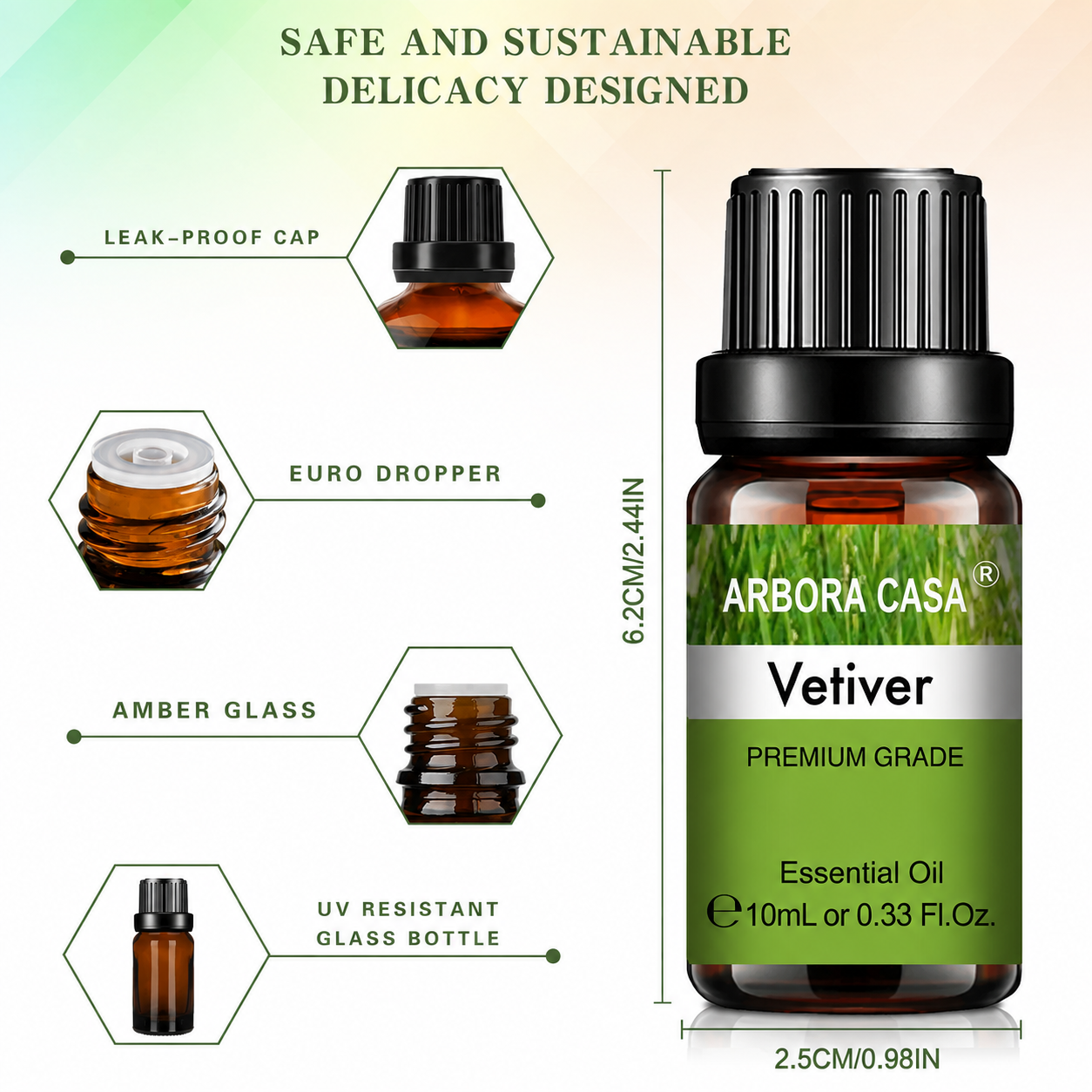 10ml Natural Plant Essential Oil – Pure Aromatherapy Oil