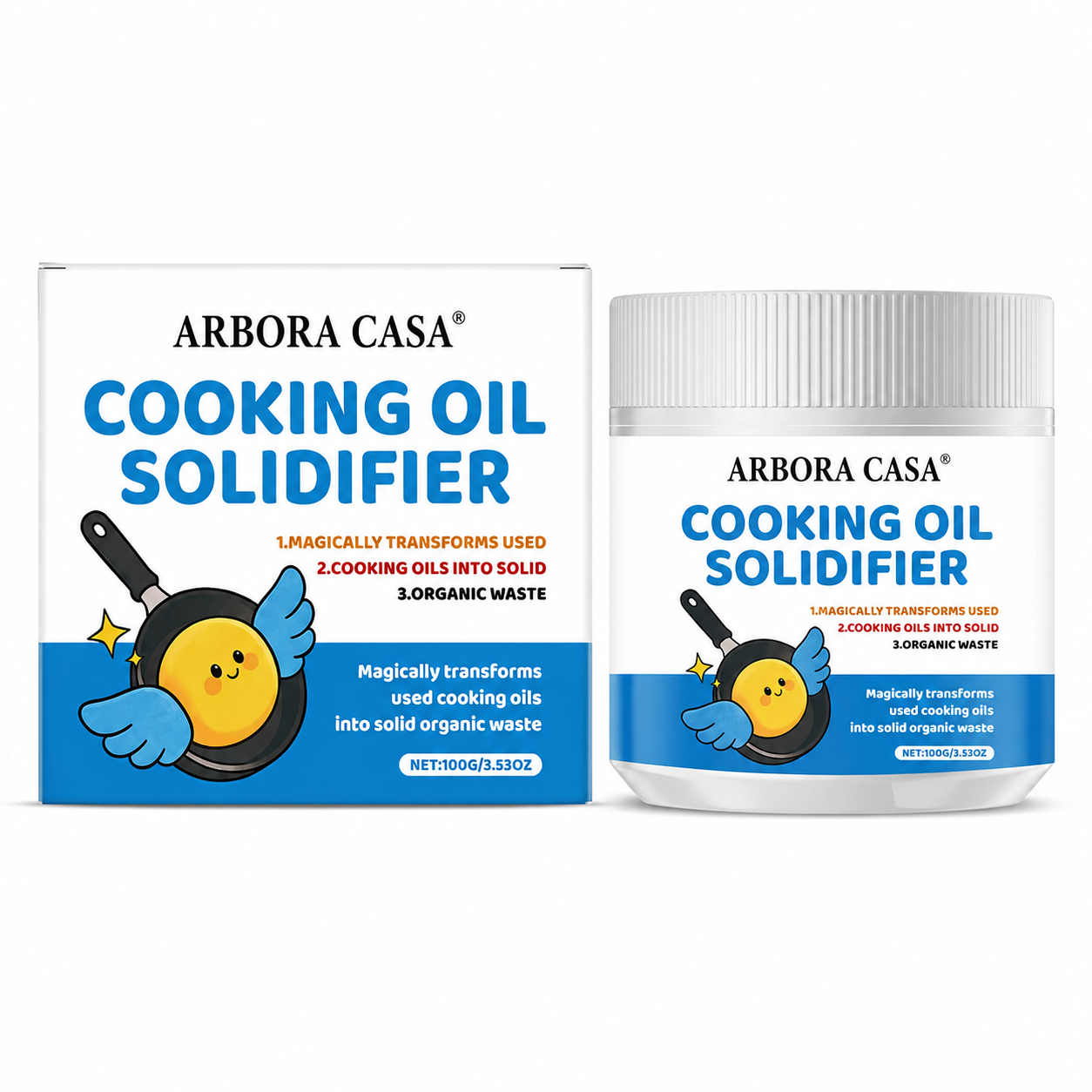 Cooking Oil Solidifier Powder – Easy Used Grease Disposal
