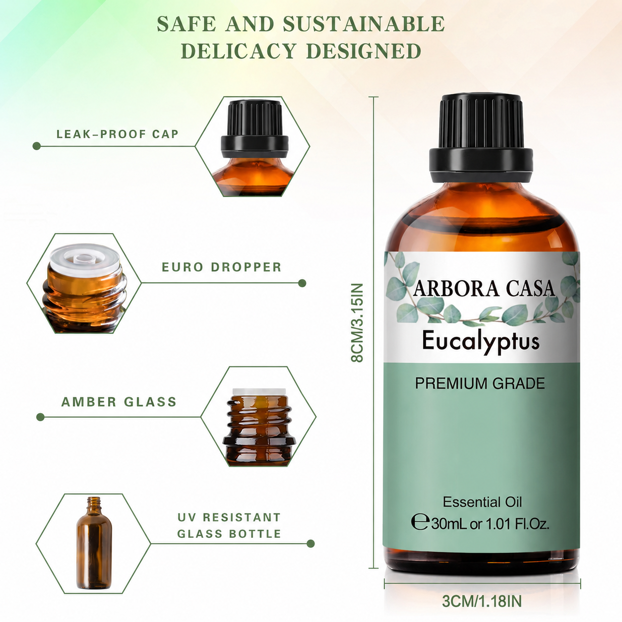 30ml Aromatherapy Essential Oil – Natural Diffuser Scent Oil