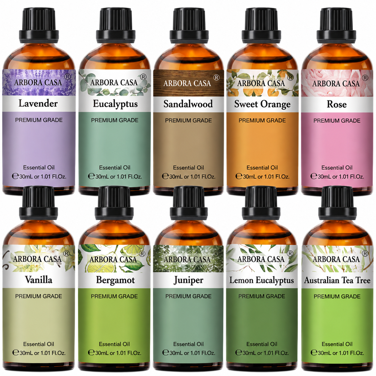 30ml Aromatherapy Essential Oil – Natural Diffuser Scent Oil