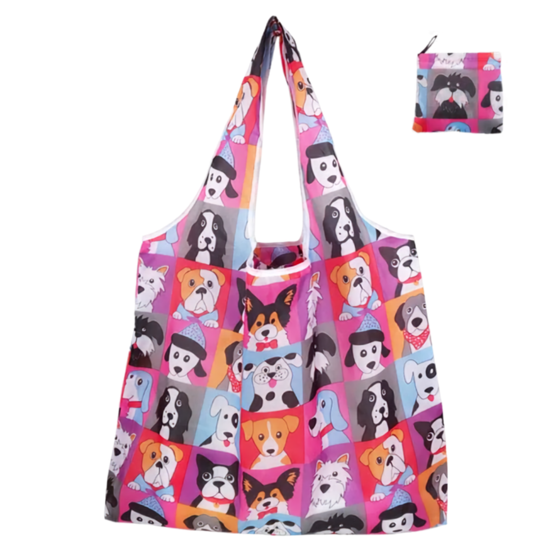 Foldable Reusable Shopping Bag – Eco-Friendly Grocery Tote