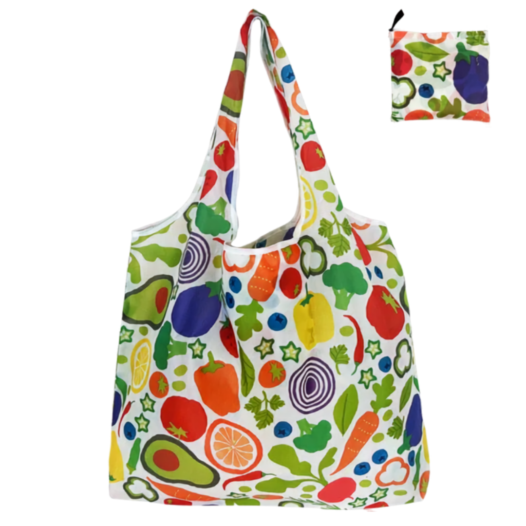 Foldable Reusable Shopping Bag – Eco-Friendly Grocery Tote