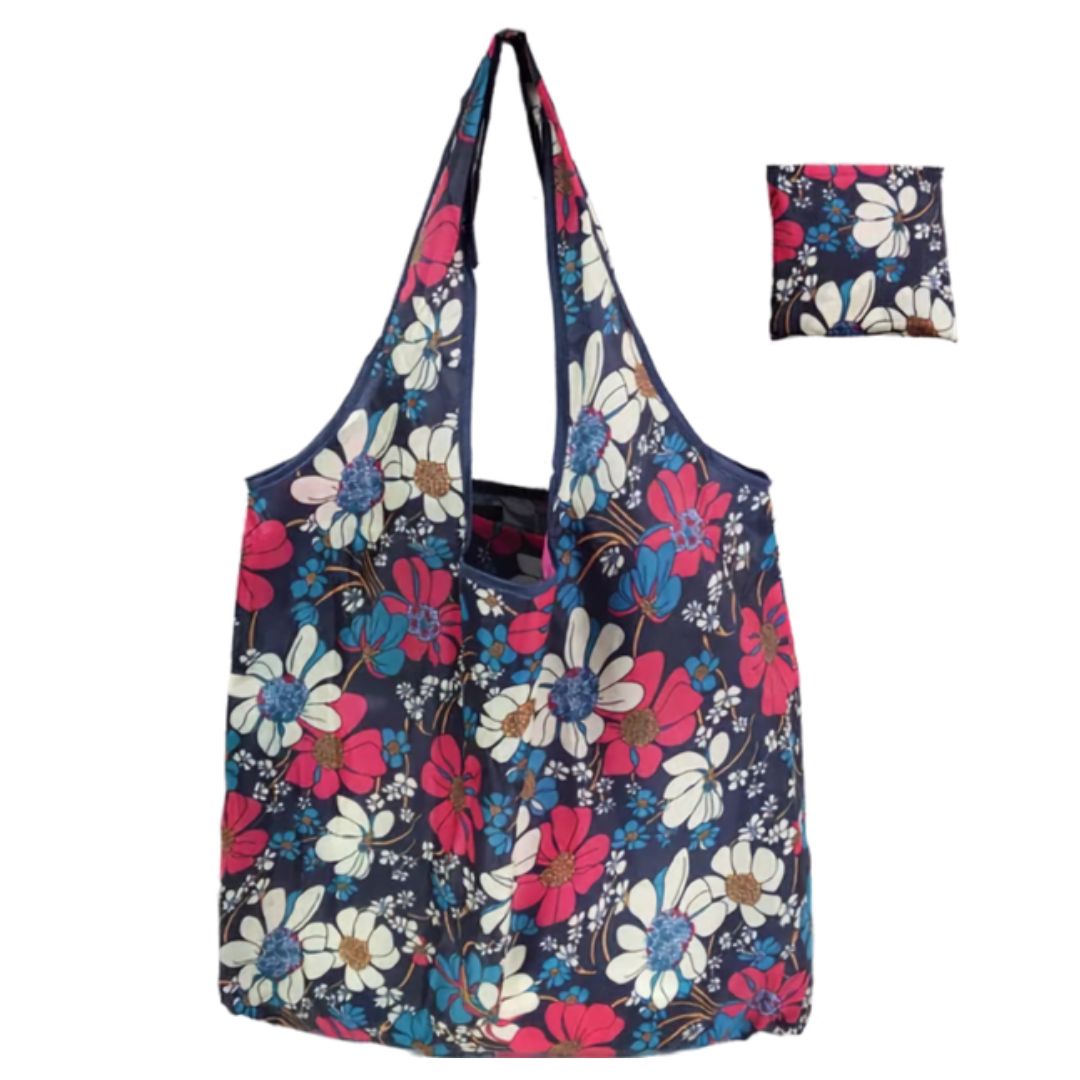 Foldable Reusable Shopping Bag – Eco-Friendly Grocery Tote