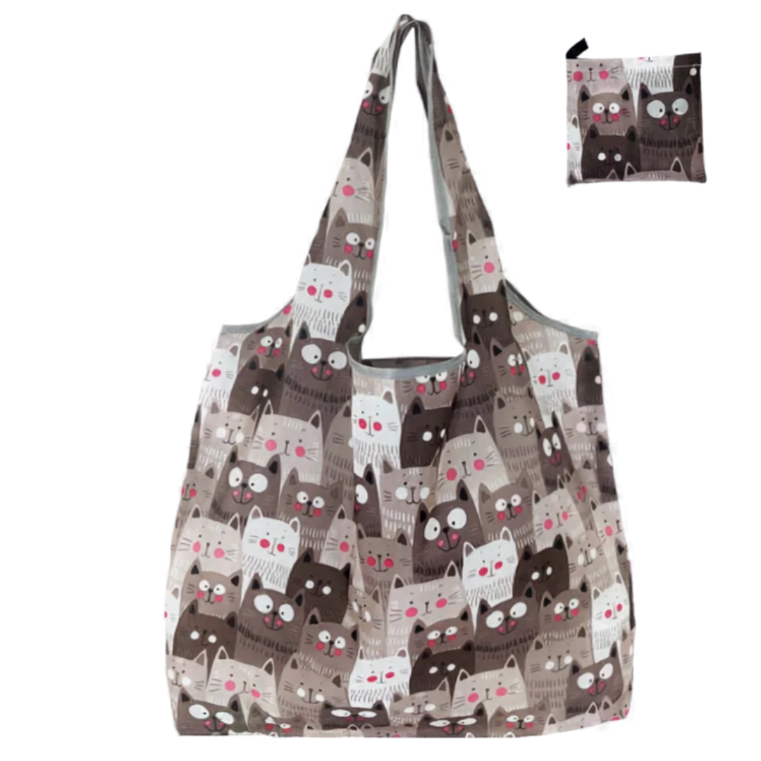 Foldable Reusable Shopping Bag – Eco-Friendly Grocery Tote