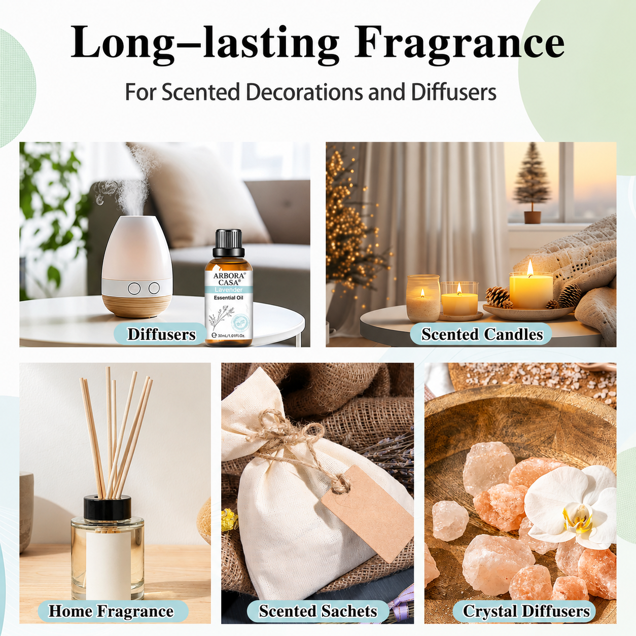30ml Fragrance Essential Oil – Pure Aromatherapy Diffuser Oil