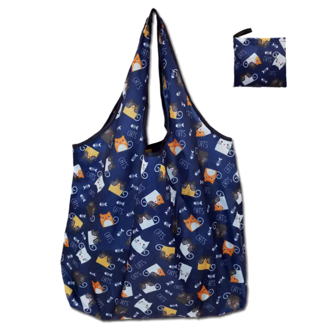 Foldable Reusable Shopping Bag – Eco-Friendly Grocery Tote