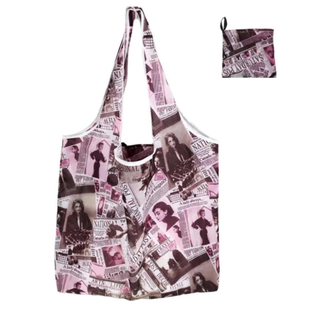 Foldable Reusable Shopping Bag – Eco-Friendly Grocery Tote